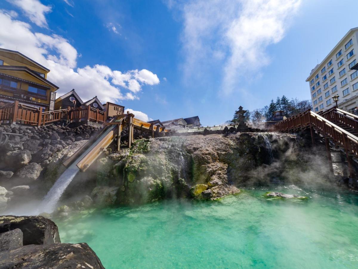 Kamenoi Hotel Kusatsu Yubatake Екстер'єр фото